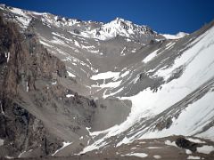 20 Aconcagua Climbing Route To Camp 1, The Ameghino Traverse and Camp 2 From The Relinchos Valley Between Casa de Piedra And Plaza Argentina Base Camp